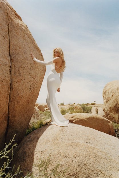 Adelaide Halter Cut Out Maxi Elbise