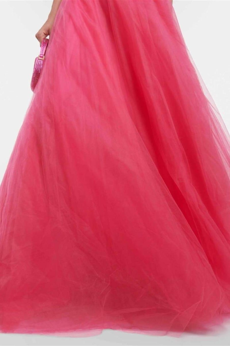 Veromca Pelerinli V Yaka Maxi Slip Elbise
